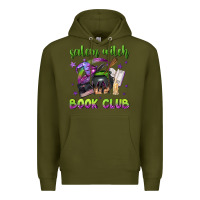 Army Green Salem witch book club Premium Hoodie - NancyCooperArtShop