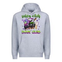Heather Grey Salem witch book club Premium Hoodie - NancyCooperArtShop
