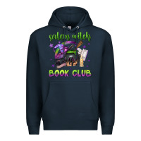 Navy Salem witch book club Premium Hoodie - NancyCooperArtShop