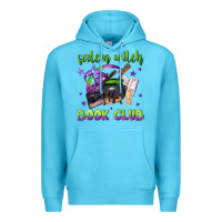 Ocean Blue Salem witch book club Premium Hoodie - NancyCooperArtShop