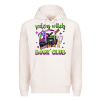 Pale Pink Salem witch book club Premium Hoodie - NancyCooperArtShop