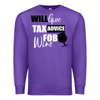 Purple Tax Day Will Give Advice For Beer Gift Premium Sweatshirt - Bettercallsaul
