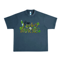 Midnight Navy one lucky nurse Urban Heavy Tee - BarkalooDesign
