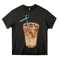 Asphalt iced latte Heavy Core Tee - BarkalooDesign