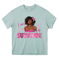 Arona I Am a Survivor Breast Cancer with Afro Woman Heavy Core Tee - texasbilliewilder