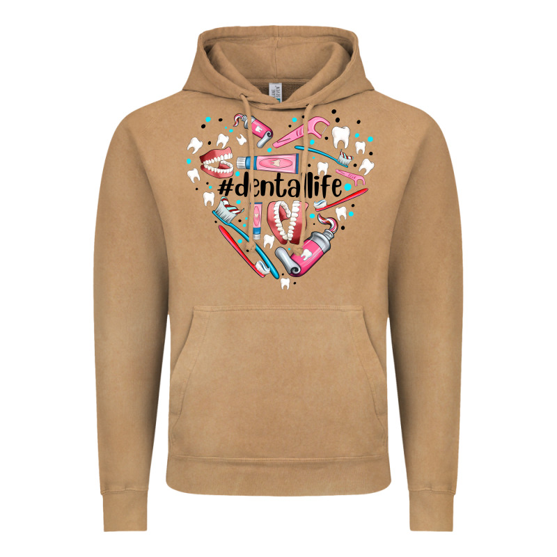 Dental Life Element Heart Vintage Hoodie by AdoDesignShop | Teevron