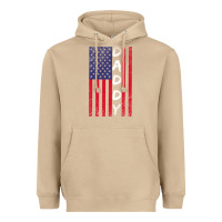 Mushroom Daddy American Flag Heavyweight Hoodie - Bettercallsaul