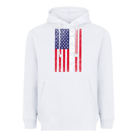 White Daddy American Flag Heavyweight Hoodie - Bettercallsaul