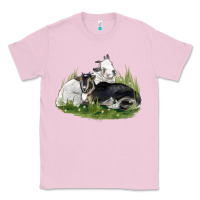 Bubblegum Pink two baby nigerian dwarf goat Classic Tee - LillyAllenDesigns
