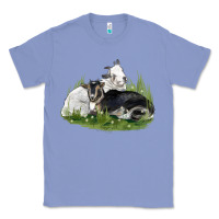 Colony Blue two baby nigerian dwarf goat Classic Tee - LillyAllenDesigns