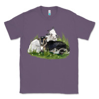 Lavender two baby nigerian dwarf goat Classic Tee - LillyAllenDesigns