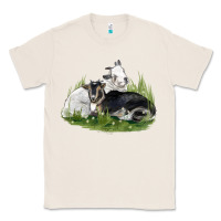 Natural two baby nigerian dwarf goat Classic Tee - LillyAllenDesigns