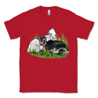 Red two baby nigerian dwarf goat Classic Tee - LillyAllenDesigns