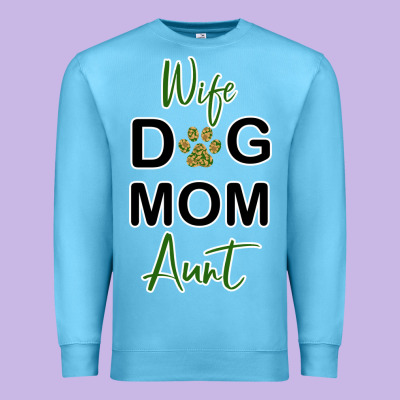 Wife Dog Mom Aunt Premium Sweatshirt Designed By Bettercallsaul