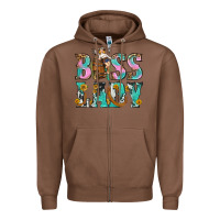 Chestnut Boss Lady Zipper Hoodie - BundleAndBundleShop