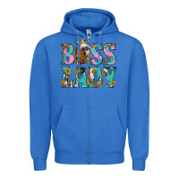 True Royal Boss Lady Zipper Hoodie - BundleAndBundleShop