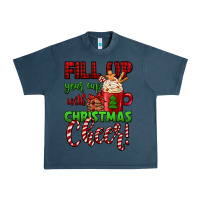 Midnight Navy fill up your cup with christmas cheer Urban Heavy Tee - Jasminsmagicworld