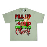 Oil Green fill up your cup with christmas cheer Urban Heavy Tee - Jasminsmagicworld