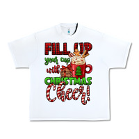 White fill up your cup with christmas cheer Urban Heavy Tee - Jasminsmagicworld