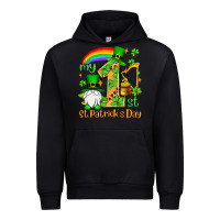 Black St. Patrick's My 1st St. Patrick's Day Urban Hoodie - OliviaCreatesArt