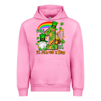 Fuchsia Pink St. Patrick's My 1st St. Patrick's Day Urban Hoodie - OliviaCreatesArt