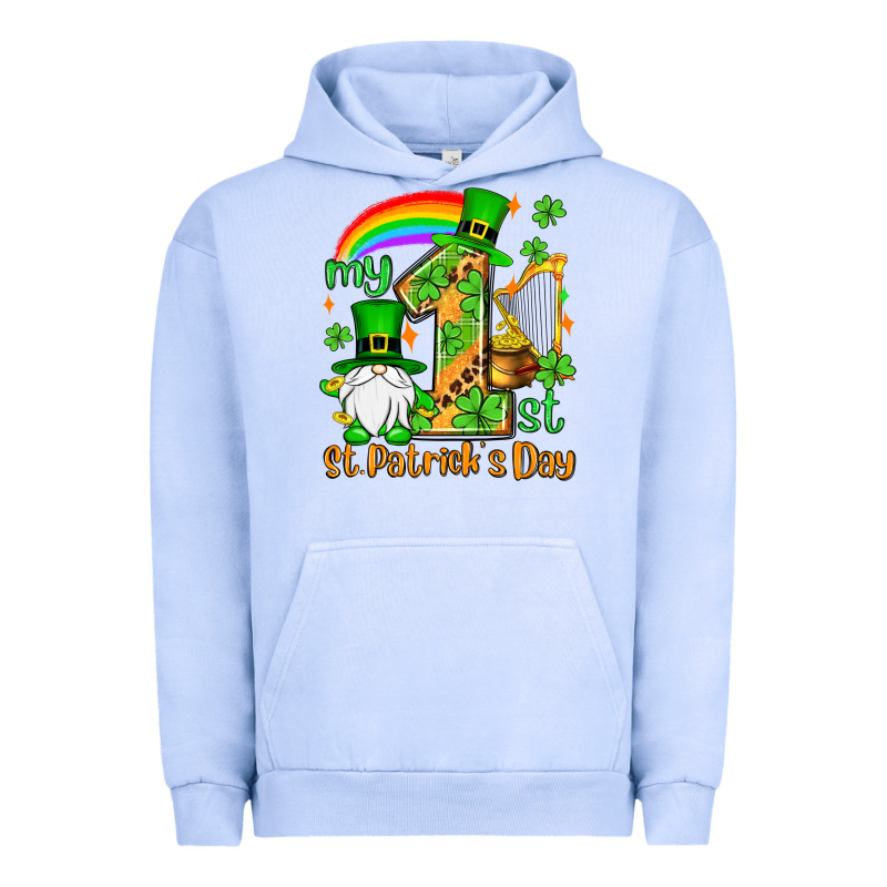 St. Patrick's My 1st St. Patrick's Day Urban Hoodie by OliviaCreatesArt | Teevron