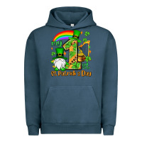 Pigment Midnight Navy St. Patrick's My 1st St. Patrick's Day Urban Hoodie - OliviaCreatesArt