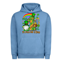 Pigment Pebble Blue St. Patrick's My 1st St. Patrick's Day Urban Hoodie - OliviaCreatesArt