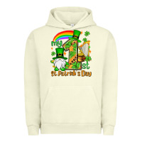 Pigment Pistachio St. Patrick's My 1st St. Patrick's Day Urban Hoodie - OliviaCreatesArt