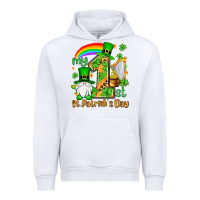 White St. Patrick's My 1st St. Patrick's Day Urban Hoodie - OliviaCreatesArt