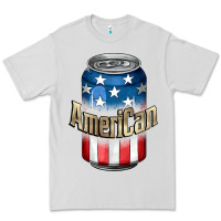 Dove Grey American 4th of July Premium Tee - CowGirlArtShop