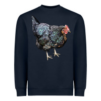 Navy jersey giant chicken Heavyweight Sweatshirt - LillyAllenDesigns