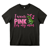 Asphalt I Wear Pink For My Mom Heavy Core Tee - texasbilliewilder
