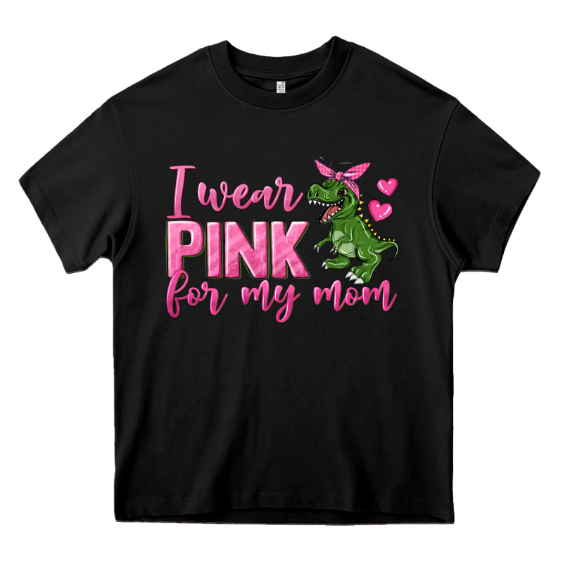 I Wear Pink For My Mom Heavy Core Tee by texasbilliewilder | Teevron