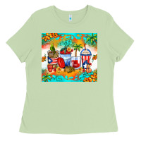 Matcha puerto rico coffee cups Ladies Tee - Zillion Design Studio