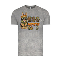 Cloud Rock easter egg hunter rabbit bunny Vintage Tee - BarkalooDesign