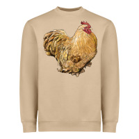 Mushroom cochin rooster Heavyweight Sweatshirt - LillyAllenDesigns