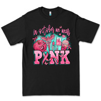 Black in october we wear pink Premium Tee - AdoDesignShop
