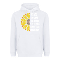 White Rise Above The Storm You Will F and The Sunshine Heavyweight Hoodie - Bettercallsaul