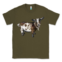 Army Green Nigerian Dwarf Goat Classic Tee - LillyAllenDesigns