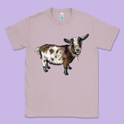 Nigerian Dwarf Goat Classic Tee Designed By Lillyallendesigns