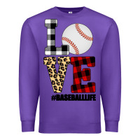 Purple Love, Baseball Premium Sweatshirt - Bettercallsaul