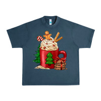 Midnight Navy Christmas coffee Urban Heavy Tee - Jasminsmagicworld