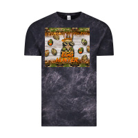Cloud Black easter egg hunter  rabbit Vintage Tee - BarkalooDesign
