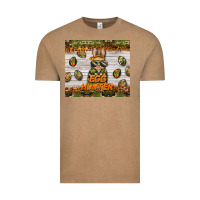 Vintage Coffee easter egg hunter  rabbit Vintage Tee - BarkalooDesign