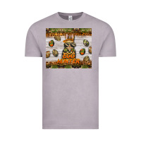 Vintage Zinc easter egg hunter  rabbit Vintage Tee - BarkalooDesign