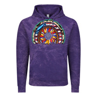 Cloud Purple sunflower american flag leopard gemstone cowhide rainbow Vintage Hoodie - Artiststas