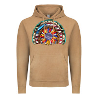 Vintage Camel sunflower american flag leopard gemstone cowhide rainbow Vintage Hoodie - Artiststas