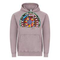 Vintage Zinc sunflower american flag leopard gemstone cowhide rainbow Vintage Hoodie - Artiststas