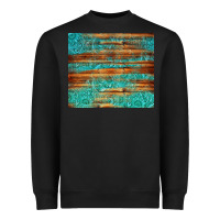Black turquoise  leather and wooden pattern tumbler Heavyweight Sweatshirt - Jasminsmagicworld